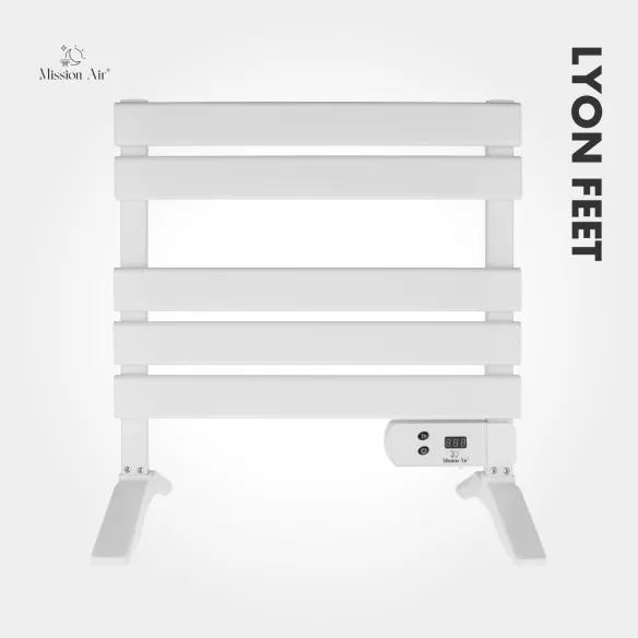 Feet for LYON Bathroom Heater | Mounting Kit, White