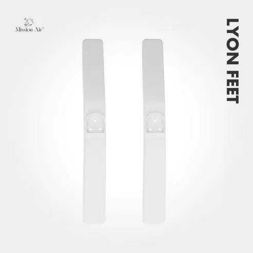 Feet for LYON Bathroom Heater | Mounting Kit, White