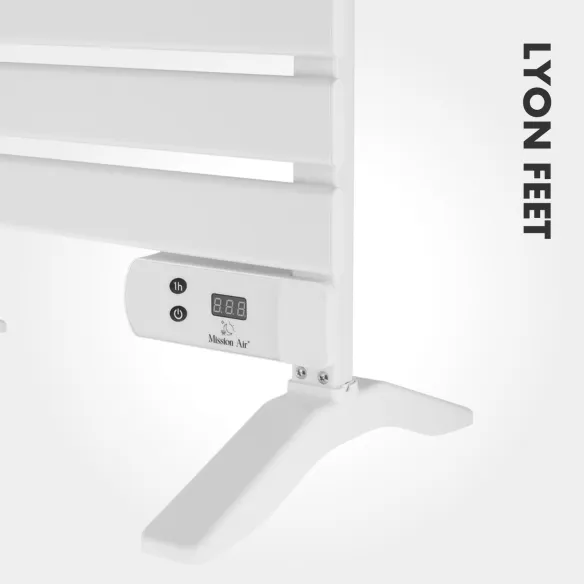 Feet for LYON Bathroom Heater | Mounting Kit, White