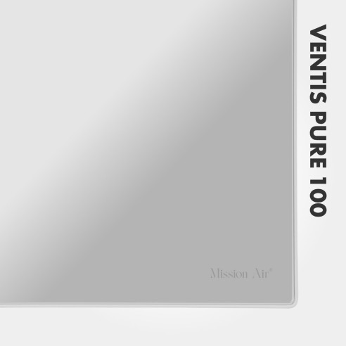 VENTIS PURE 100 mm Bathroom Fan | Quiet, With Backdraft Shutter, White