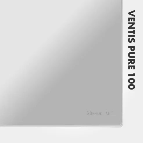 Wentylator łazienkowy VENTIS PURE 100 mm biały panel frontowy szkło