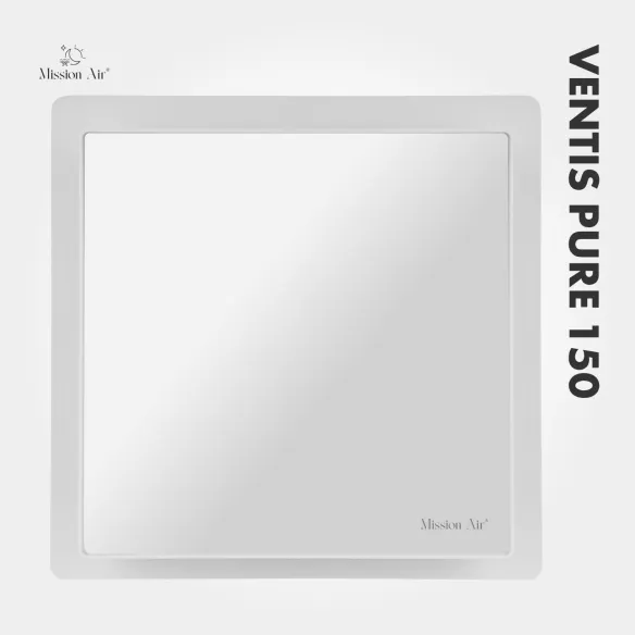 Wentylator łazienkowy VENTIS PURE 150 mm biały panel frontowy