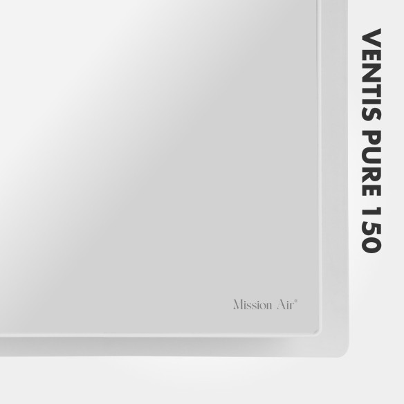 VENTIS PURE 150 mm Bathroom Fan | Quiet, With Backdraft Shutter, White