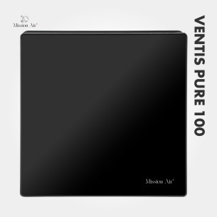 VENTIS PURE 100 mm Bathroom Fan | Quiet, With Backdraft Shutter, Black 2
