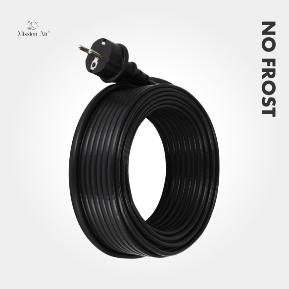 NO FROST Heating Cable with Thermostat | For Pipes & Installations in Winter