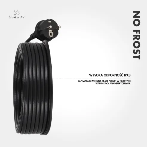 Kabel grzewczy NO FROST zwinięty