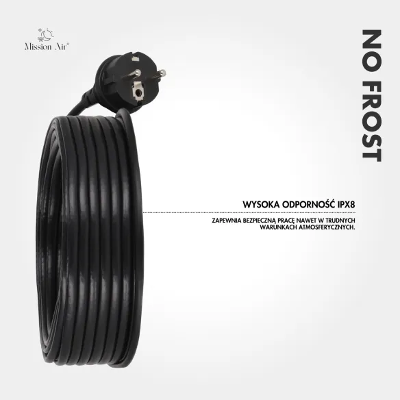 Kabel grzewczy NO FROST zwinięty