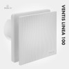 VENTIS LINEA 100 mm Bathroom Fan | Quiet, With Backdraft Shutter, White