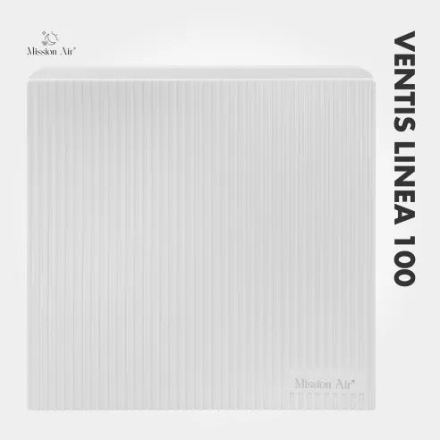 Wentylator łazienkowy VENTIS LINEA 100 mm biały panel frontowy