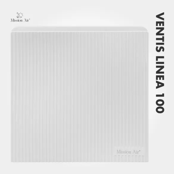 Wentylator łazienkowy VENTIS LINEA 100 mm biały panel frontowy