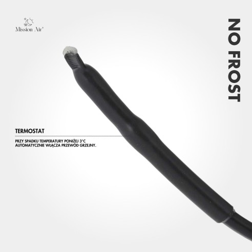 NO FROST Heating Cable with Thermostat | For Pipes & Installations in Winter