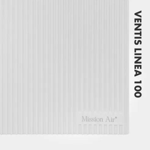 Wentylator łazienkowy VENTIS LINEA 100 mm biały struktura frontu