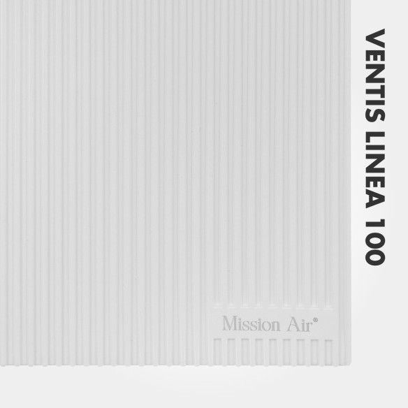 VENTIS LINEA 100 mm Bathroom Fan | Quiet, With Backdraft Shutter, White