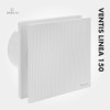 VENTIS LINEA 150 mm Bathroom Fan | Quiet, With Backdraft Shutter, White