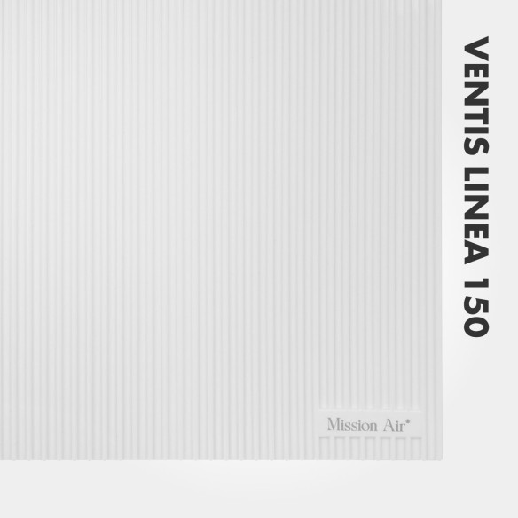 VENTIS LINEA 150 mm Bathroom Fan | Quiet, With Backdraft Shutter, White