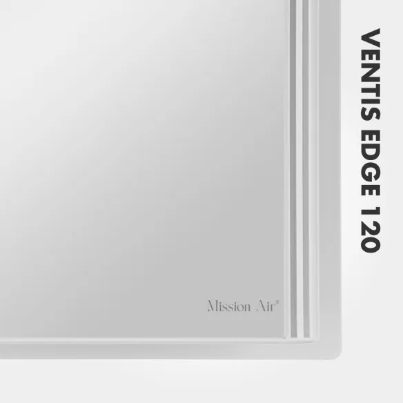 Wentylator łazienkowy VENTIS EDGE 120 mm biały panel frontowy