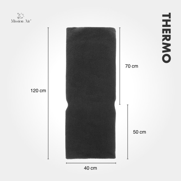 Elektryczna mata grzewcza THERMO 40×120 cm | Na krzesło, USB