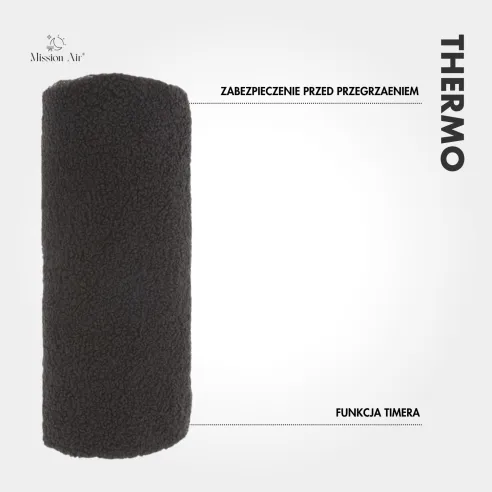 Elektryczna mata grzewcza THERMO 40×120 cm | Na krzesło, USB