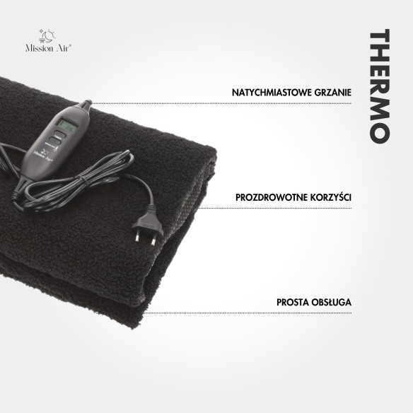 THERMO 40 × 120 cm Heated Mat | Electric, Chair, USB