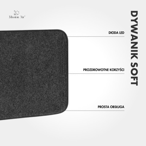 SOFT 60 × 40 cm Heated Floor Mat | Electric
