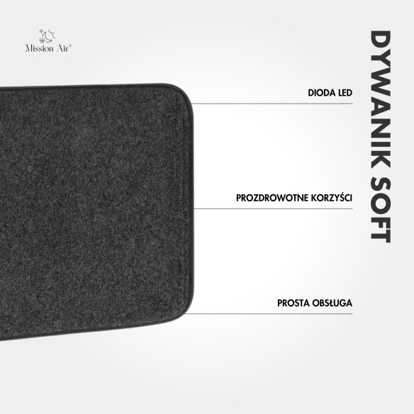 SOFT 60 × 40 cm Heated Floor Mat | Electric