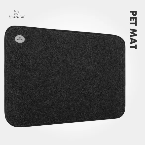 Mata grzewcza PetMat 60×40 cm szara widok pod kątem