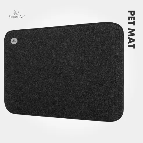 PetMat 60 × 40 cm Heated Pet Mat | Electric, For Dogs & Cats, Grey
