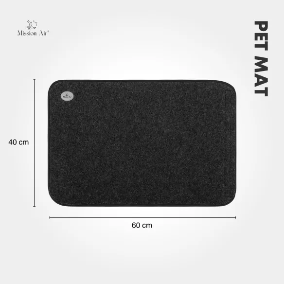 Mata grzewcza PetMat 60×40 cm szara widok całej maty