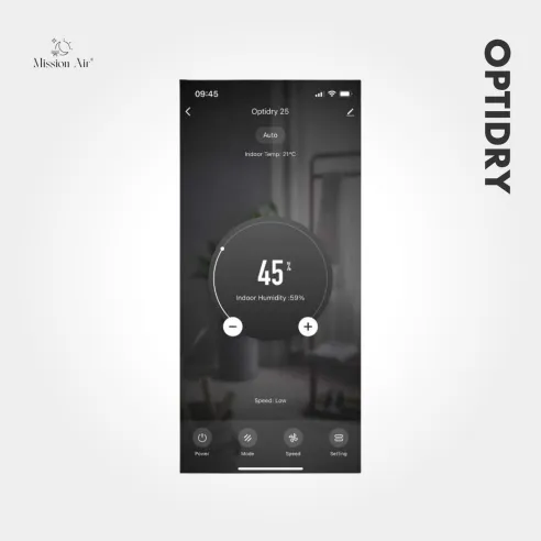 OPTIDRY 25 L/24 h Dehumidifier | Home Use, for up to 62.5 m²