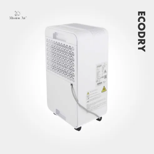 Osuszacz powietrza ECODRY – tył obudowy, kratka wentylacyjna