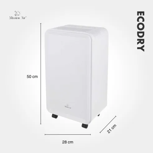 Osuszacz powietrza ECODRY wymiary