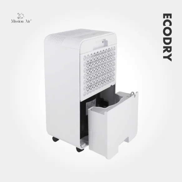 Osuszacz powietrza ECODRY – wyjmowany zbiornik na wodę