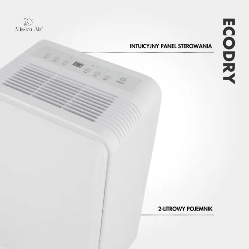 Górna kratka nawiewu – osuszacz powietrza ECODRY