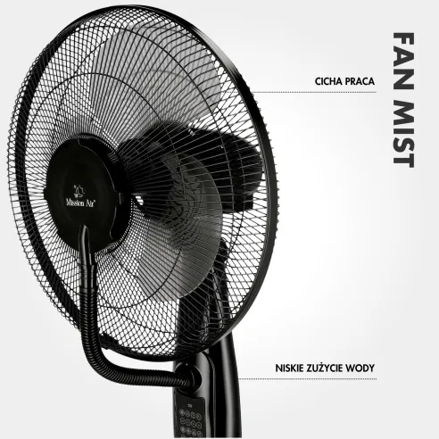 FAN MIST Cooling Fan with Water Mist | Cooling + Humidifying