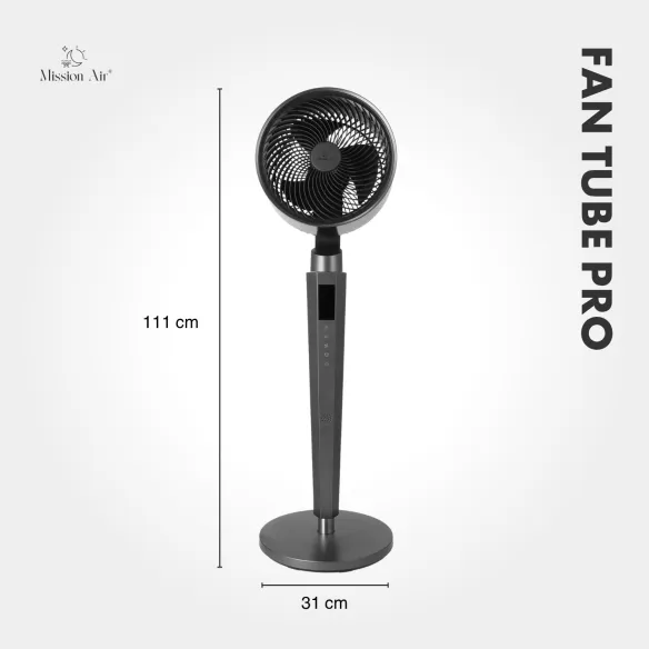 Wentylator podłogowy FAN TUBE PRO 3D przód na wprost