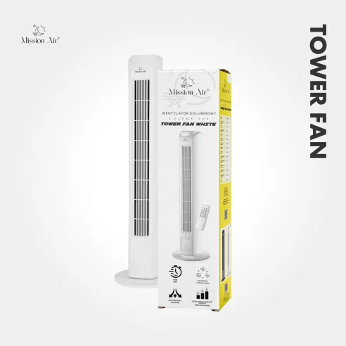TOWER FAN 45 W Column Fan | White