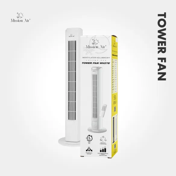 TOWER FAN 45 W Column Fan | White
