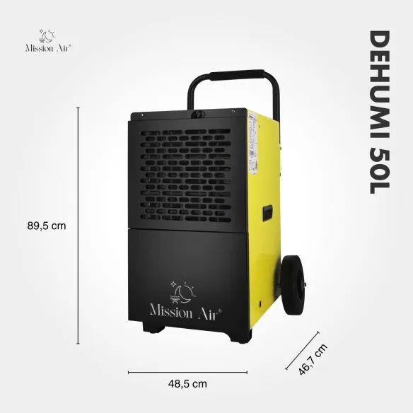 DEHUMI 50 L Industrial Dehumidifier | for up to 90 m²