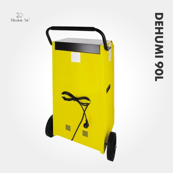 Osuszacz powietrza DEHUMI 90 L – widok pod kątem