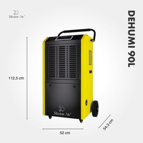 DEHUMI 90 L Industrial Dehumidifier | for up to 160 m²