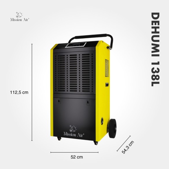 DEHUMI 138 L Industrial Dehumidifier | for up to 240 m²
