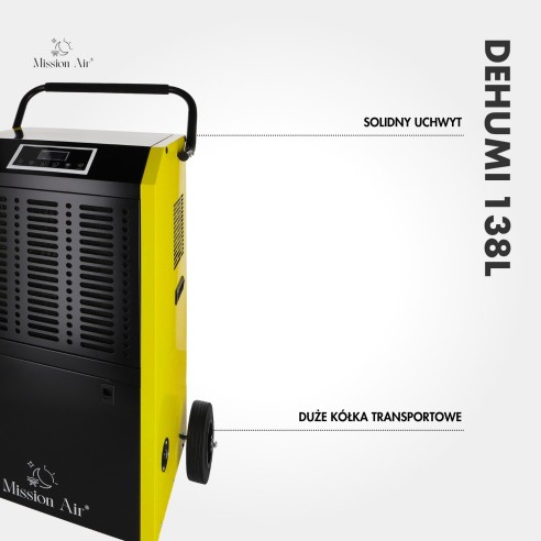 DEHUMI 138 L Industrial Dehumidifier | for up to 240 m²