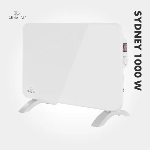 SYDNEY 1000 W Convector Heater | Electric, White