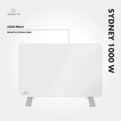 SYDNEY 1000 W Convector Heater | Electric, White