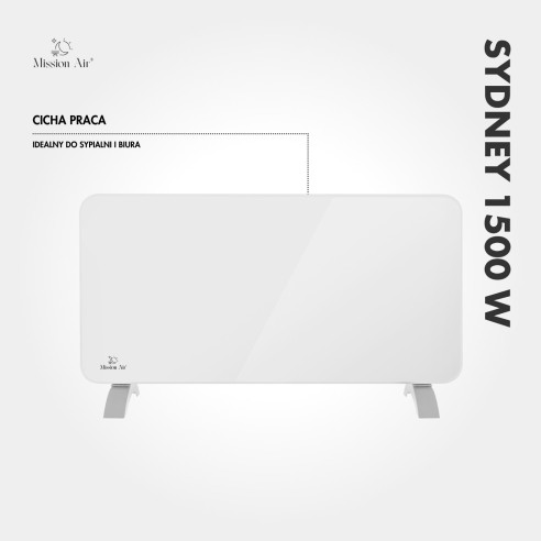 SYDNEY 1500 W Convector Heater | Electric, White