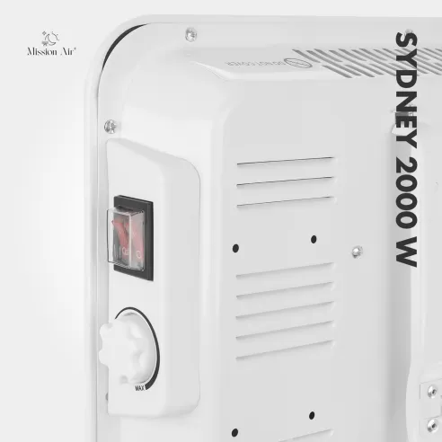 SYDNEY 2000 W Convector Heater | Electric, White