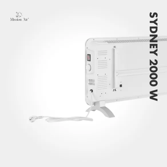 SYDNEY 2000 W Convector Heater | Electric, White