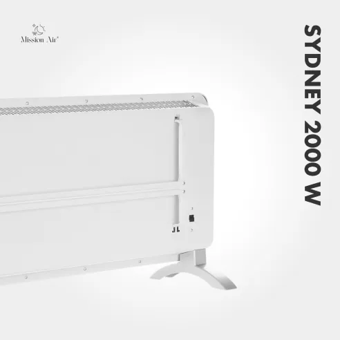 SYDNEY 2000 W Convector Heater | Electric, White