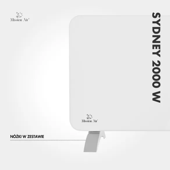 SYDNEY 2000 W Convector Heater | Electric, White