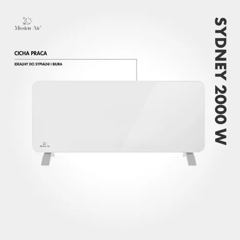 SYDNEY 2000 W Convector Heater | Electric, White